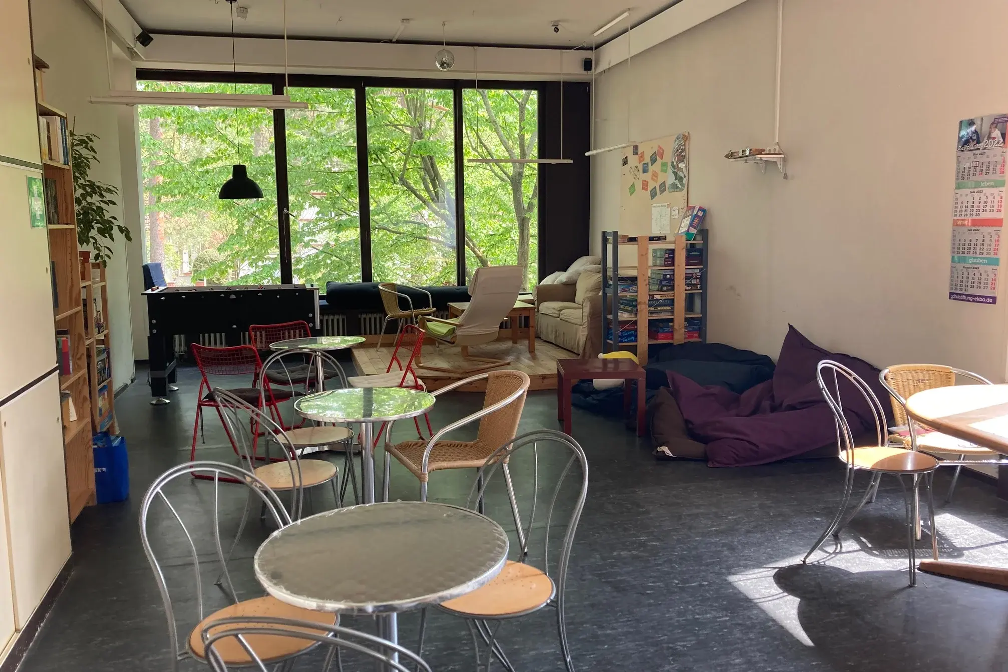 Das Café vor dem Umbau